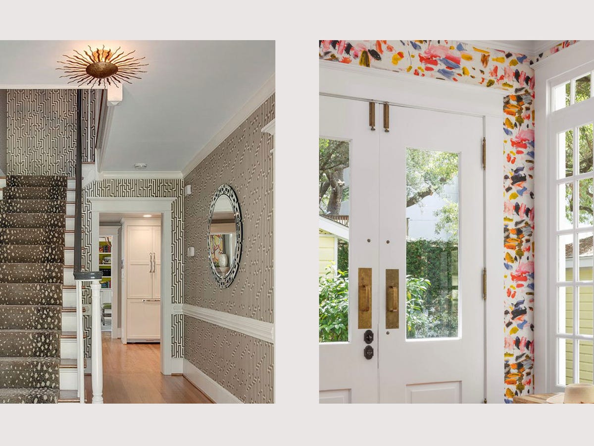 Entryway wallpaper Phoenix home